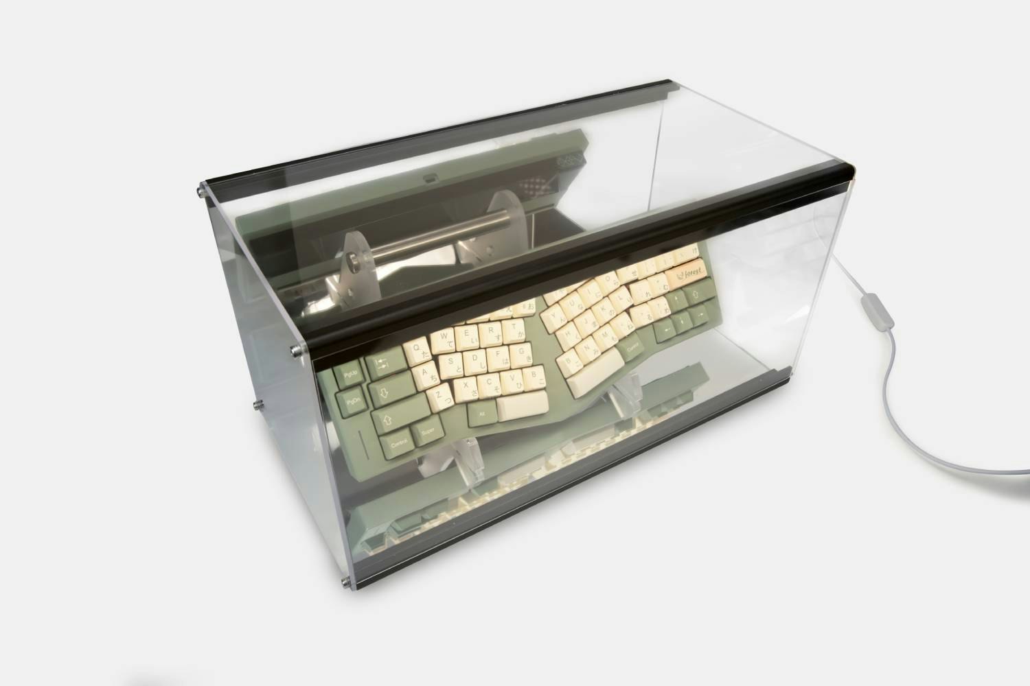 MOMOKA Aluminum Metal Keyboard Display Case Mechanical Keyboards Components Mechanical